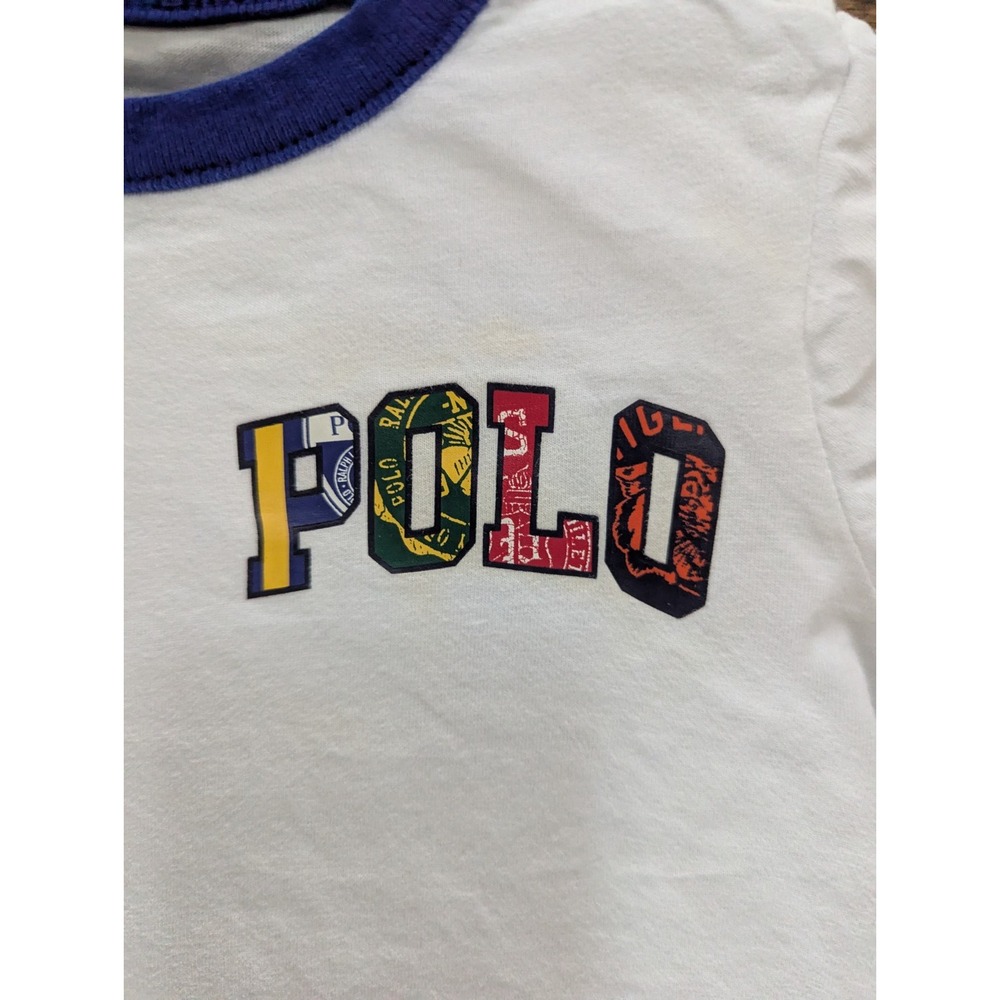 Girls Polo Ralph Lauren Size 3T Spell Out T Shirt Dress Tunic Hard To Find